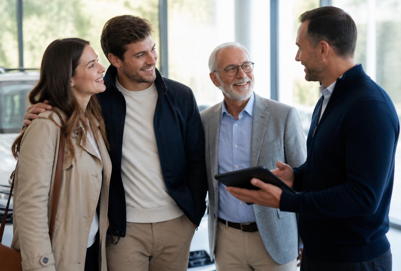 Des personnes de tous âges accompagnées par un conseiller